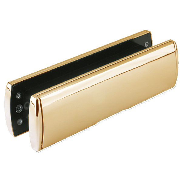 MILA Sleek Letter Plate 40/80 - 310mm Wide - Gold