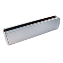 MILA Sleek Letter Plate 40/80 - 310mm Wide - Satin Chrome