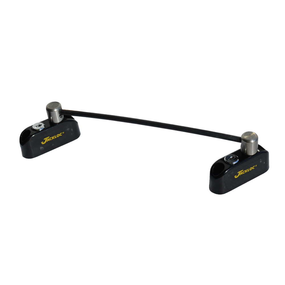 JACKLOC Pro-5 Duo Lockable Double Bullet Window Restrictor - Black
