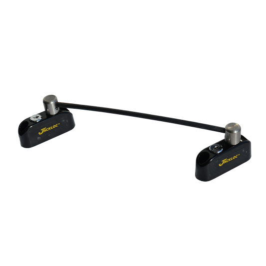 JACKLOC Pro-5 Duo Lockable Double Bullet Window Restrictor - Black