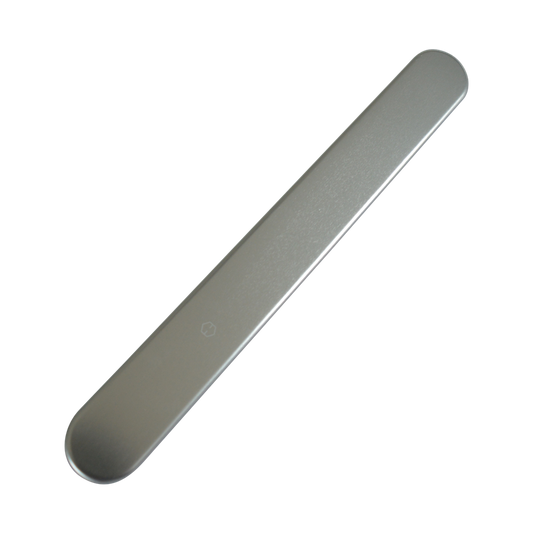 HOPPE Birmingham External Blank Plate 122mm Screw Centres - Silver