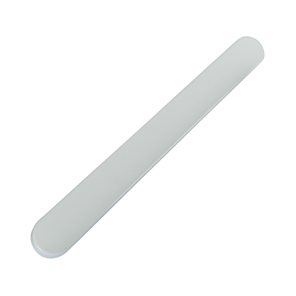 HOPPE Atlanta External Blank Plate 122mm Screw Centres - White