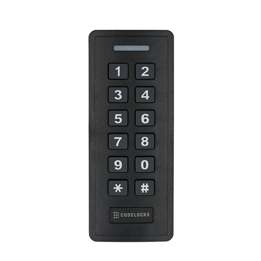 CODELOCKS A3 Dual Stand Alone Door Controller With RFID - Black