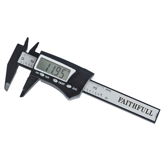 FAITHFULL Mini Digital Caliper - 75mm - FAICALDIG75