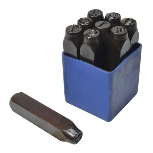 FAITHFULL Number Punch Set - 9 Piece Set - 6mm