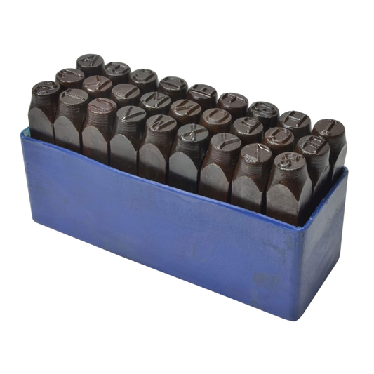 FAITHFULL Letter Punch Set - 27 Piece Set - 6mm