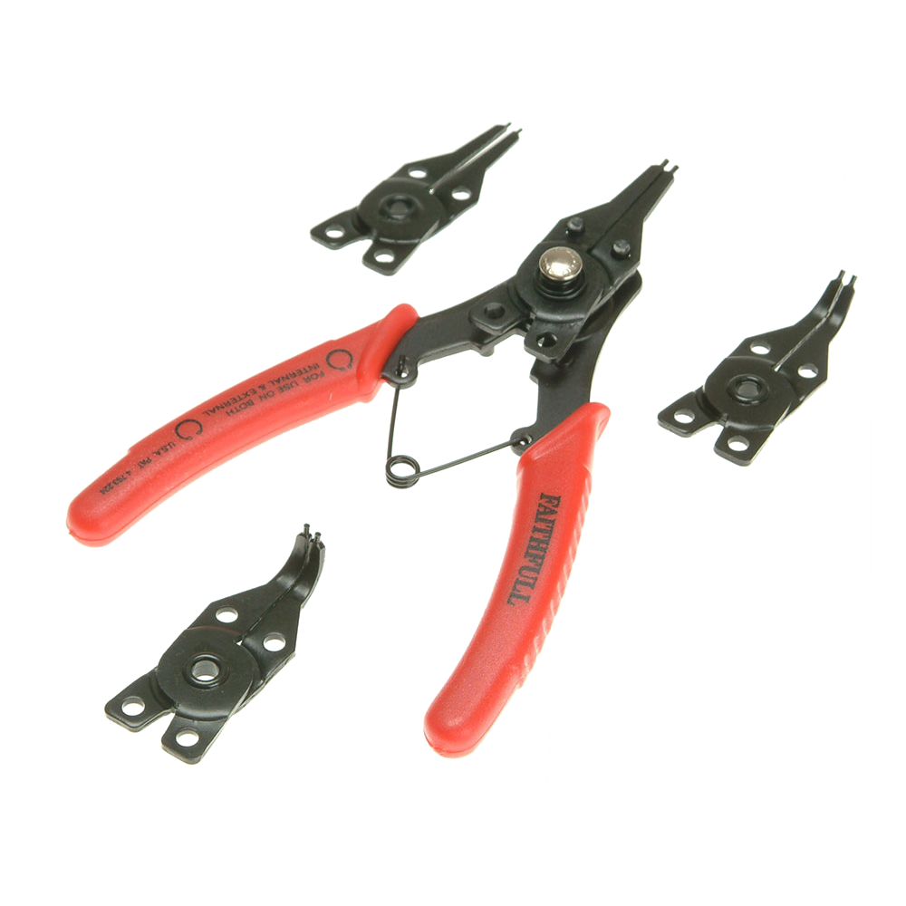 FAITHFULL Circlip Plier Set - 5 Piece Set - 5 Piece Set