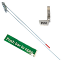 AXIM PR7085 Concealed Rod Push Pad Exit Device - RH
