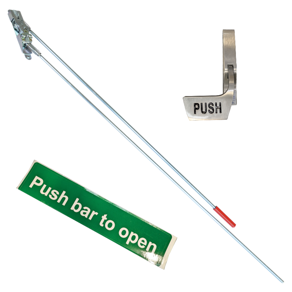 AXIM PR7085 Concealed Rod Push Pad Exit Device - RH