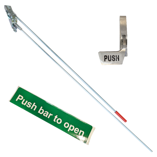 AXIM PR7085 Concealed Rod Push Pad Exit Device - RH