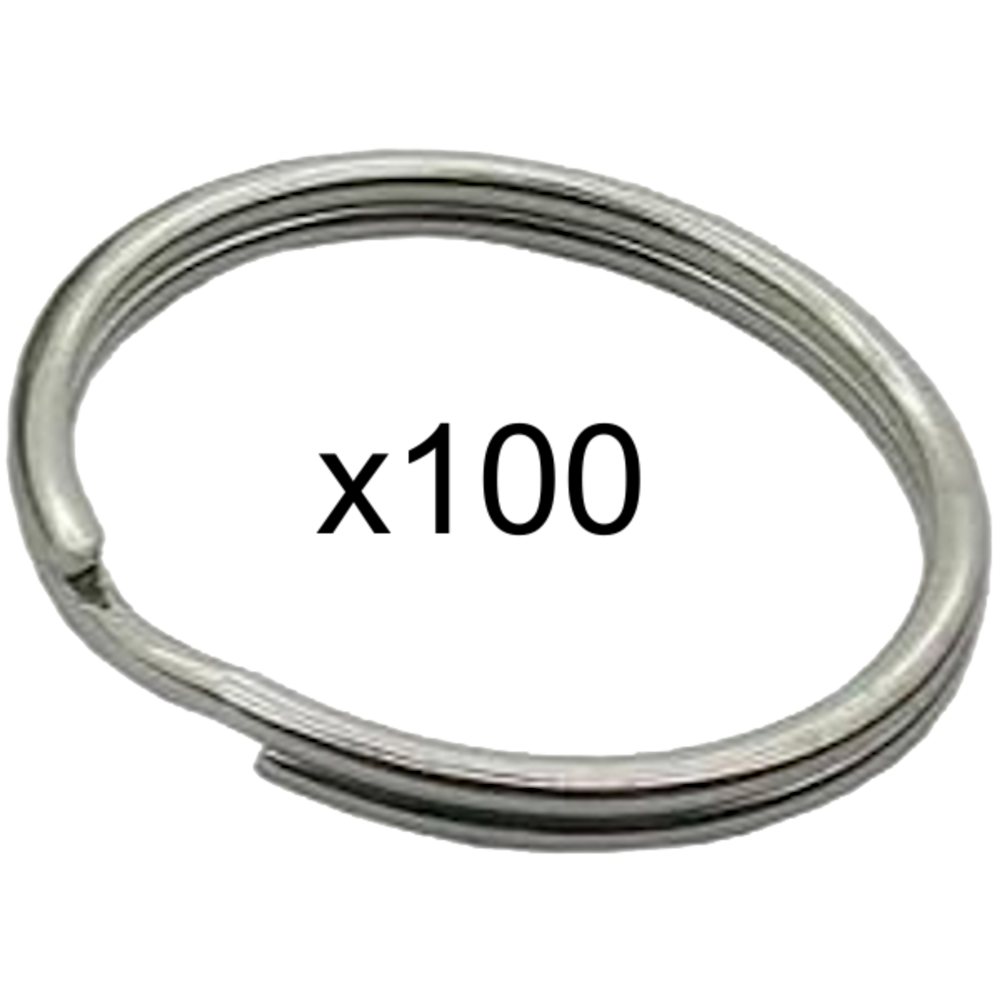 ALDRIDGE Split Rings - 13mm (100 Rings)