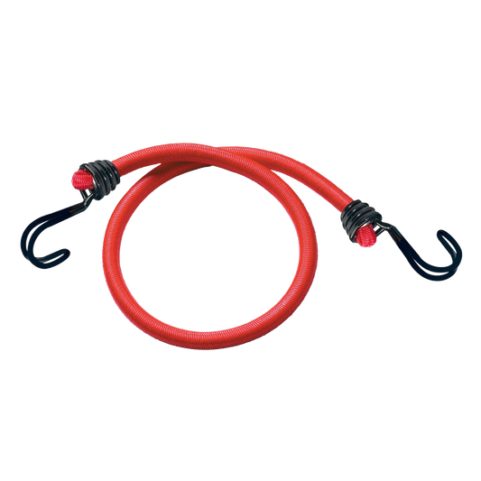 MASTER LOCK Twin Wire Bungee Cord Set of Two 60cm x 8mm - Red