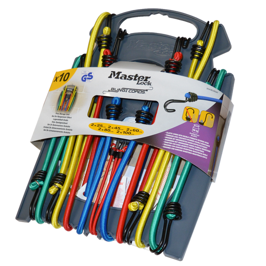 MASTER LOCK Twin Wire Bungee Cord Set of 10 - Set of 10