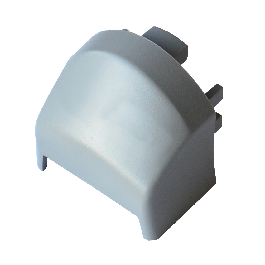 BRITON 570 Series Front Bar End Plug - Silver