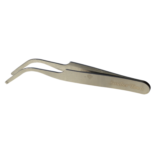 SOUBER TOOLS TW3 Angled Pinning Tweezers - TW3