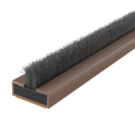 FIRESTOP Intumescent Strip 2.1m x 4mm Fire & Smoke Brush Seal - 10mm Brown (1/2 Hour) FS109