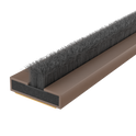 FIRESTOP Intumescent Strip 2.1m x 4mm Fire & Smoke Brush Seal - 15mm Brown (1/2 - 1 Hour) FS121