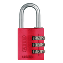 ABUS 145/30 Travel Light Combination Padlock - Red