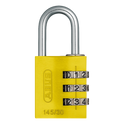 ABUS 145/30 Travel Light Combination Padlock - Yellow