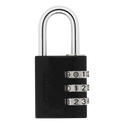 ABUS 145/30 Travel Light Combination Padlock - Black