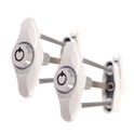 SASHSTOP Original Sash Stopper - Keyed Alike Pair - White