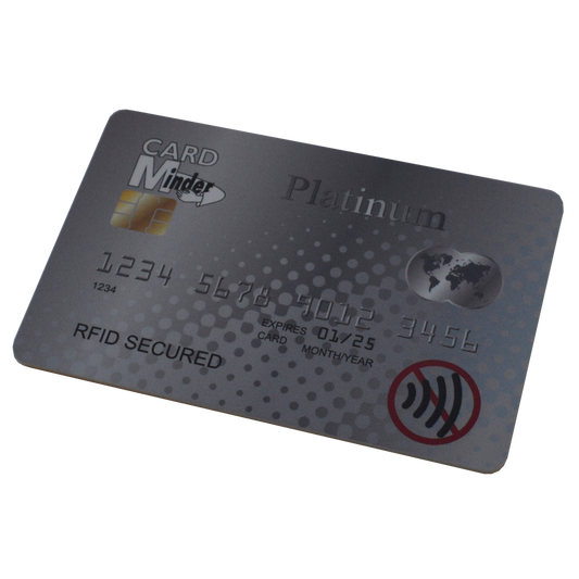 MINDER RFID Card Minder Platinum  - Silver