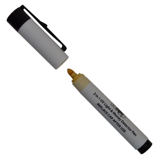 MINDER Cash Minder 2 in 1 UV Light Pen - 365nm UV