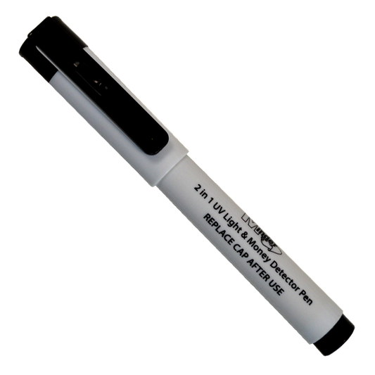 MINDER Cash Minder 2 in 1 Till Pen - Black