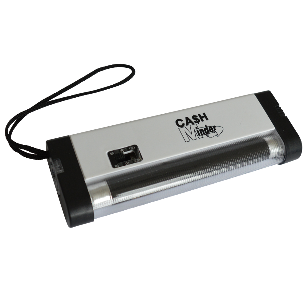 MINDER Cash Minder Portable 2 in 1 UV Lamp & Spotlight - White