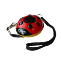 MINDER Screaming Ladybug Personal Alarm - Red