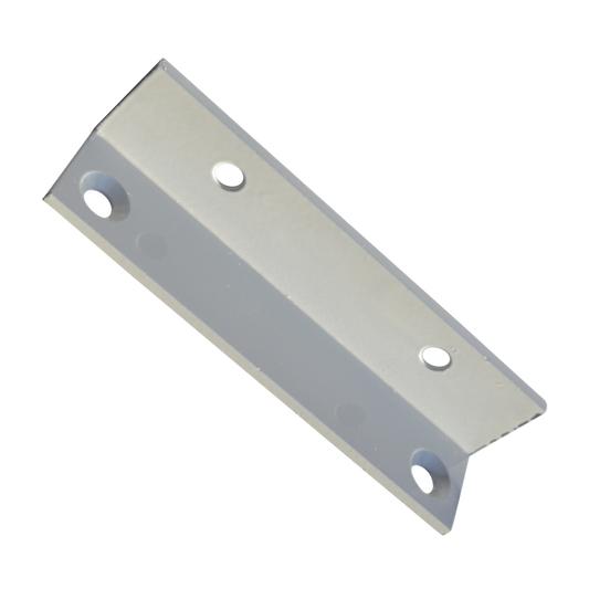 GEZE OL Line Angled Fixing Plate To Suit Timber Frames - White