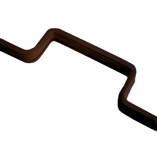 KICKSTOP 9611 16mm London Door Bar - 9611 Dark Brown