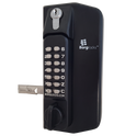BORG LOCKS BL3130 ECP Knob Operated Marine Grade Metal Gate Double Digital Lock - With Key Override
