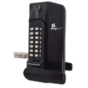 BORG LOCKS BL3400 ECP Lever Operated Marine Grade Metal Gate Single Digital Lock - With Key Override