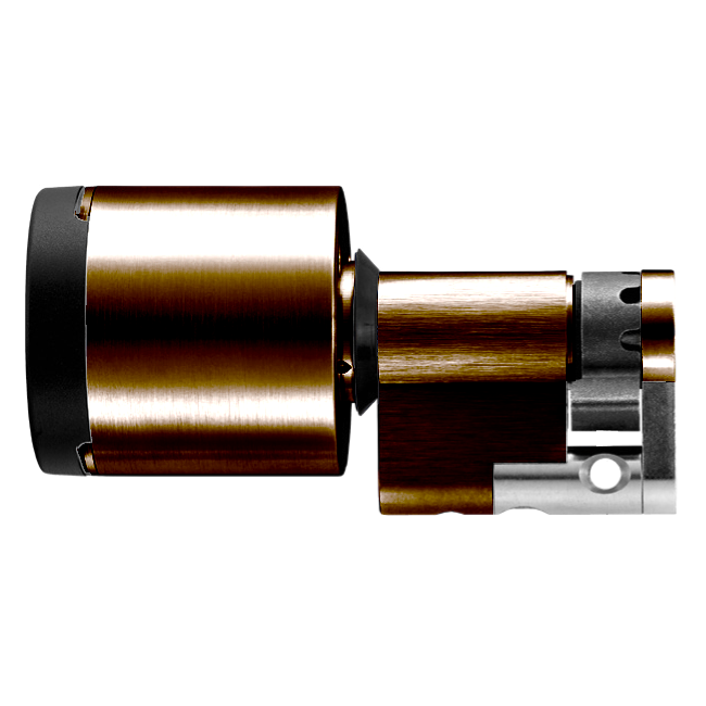 EVVA AirKey Euro Half Proximity Cylinder - Sizes 31mm to 92mm Patina Brown (Bronze)