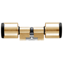 EVVA AirKey Euro Double Proximity & Proximity Cylinder - Sizes 62mm to 92mm Polished Brass