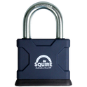 SQUIRE ATL42S & ATL52S All Terrain Rustproof Open Shackle Brass Padlock - 54mm KD Visi