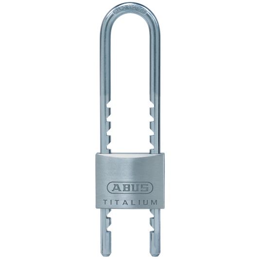 ABUS Titalium 64TI Series Adjustable Long Shackle Padlock - 50mm KD 60mm to 150mm Shackle 64TI/50HB60-150 Visi