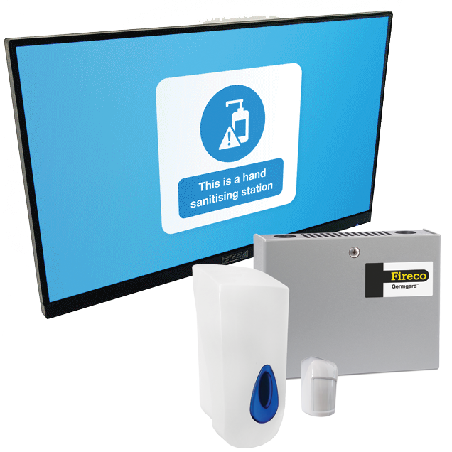 FIRECO Germgard Smart Sanitising System - With Monitor