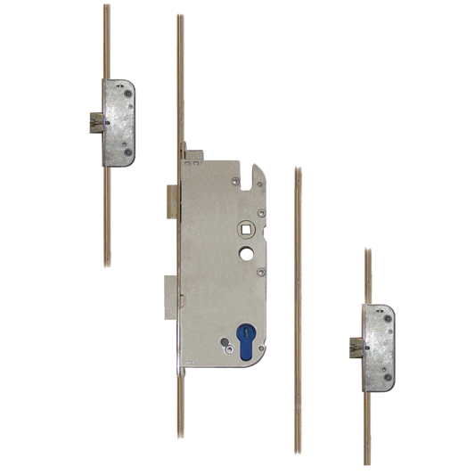 GU Secury Auto A2 1050 Multipoint Lock - 2 Deadlocks - 55/92 - 20mm Radius Face - 6-36037-69-0-1