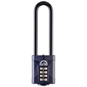 SQUIRE CP50 Series 50mm Steel Shackle Combination Padlock - CP50/4 100mm Long Shackle Boxed