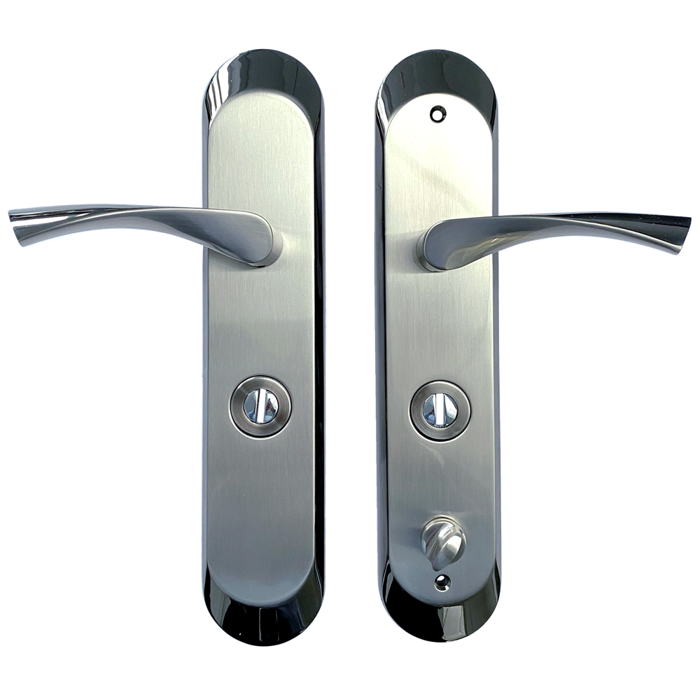 Hooply CEFIRO ZTB002 Combat Lock Handles With Thumbturn - Stainless Steel - Left Hand