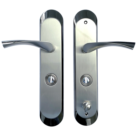 Hooply CEFIRO ZTB002 Combat Lock Handles With Thumbturn - Stainless Steel - Left Hand