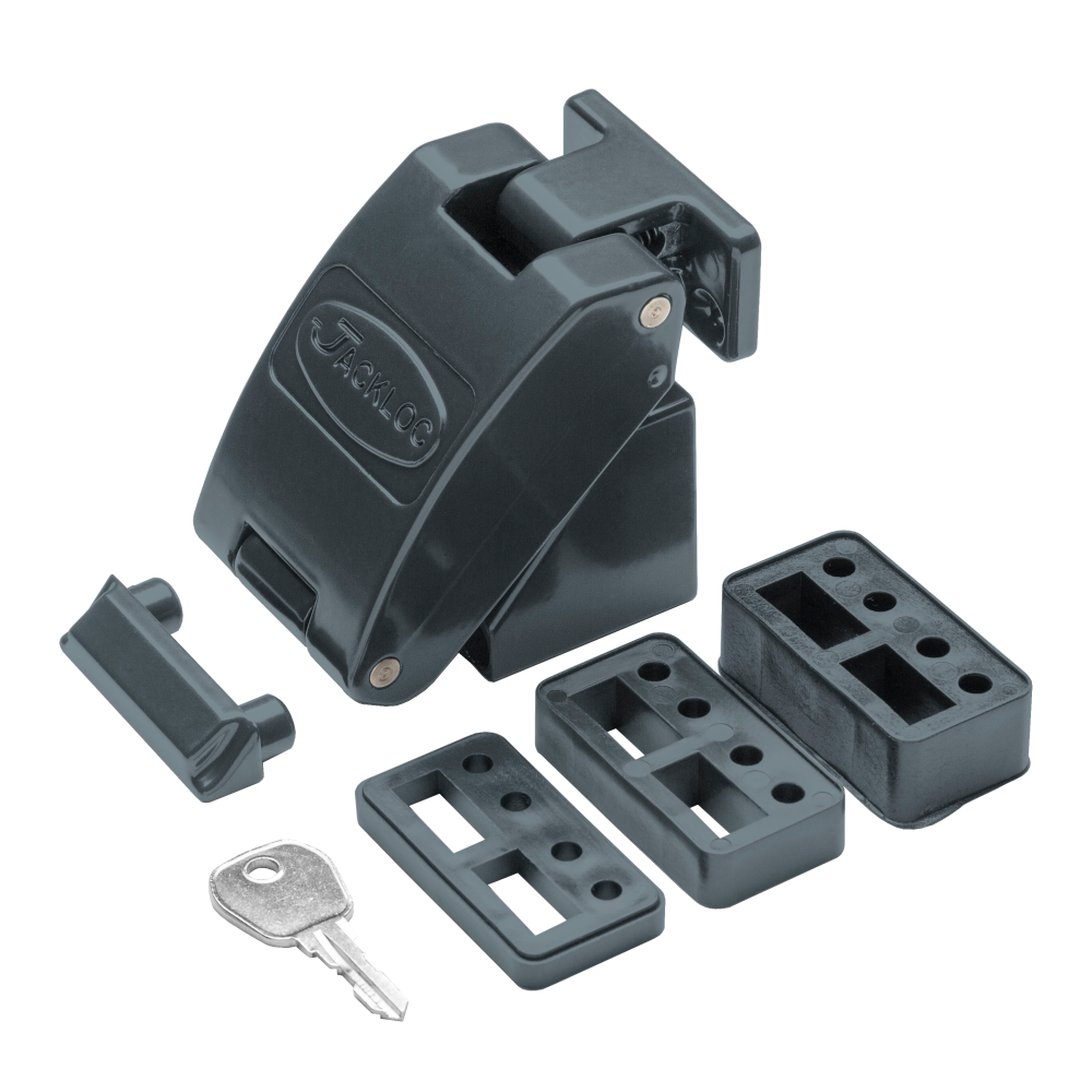 JACKLOC Titan Robust Folding Window Restrictor - Anthracite Grey