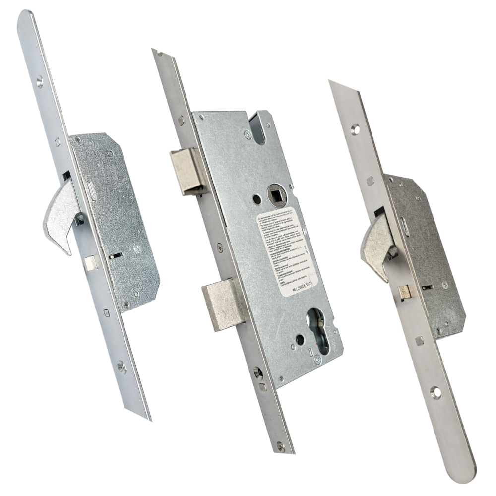 WINKHAUS AV2 FAO Auto Locking Lever Operated Latch & Deadbolt 20mm Radius - 2 Hook - 92/55 LH