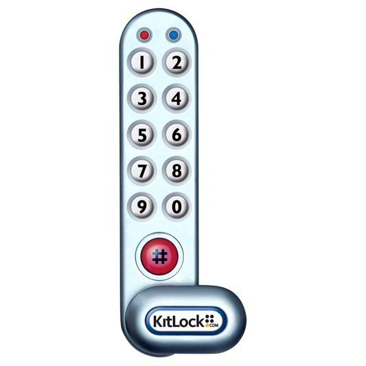 CODELOCKS KitLock KL1000 Battery Operated Digital Cabinet Lock With Slam Latch - KL1000 With Slam Latch