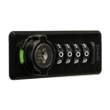 CODELOCKS KitLock KL20 Horizontal Mechanical Combination Lock With Auto Scramble - KL20 Black RH