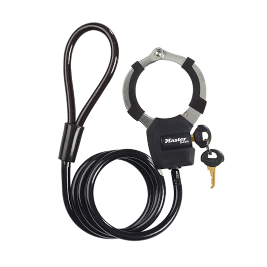 MASTER LOCK 8275EURDPRO Keyed Cable Street Cuff Lock - Black