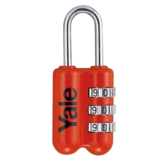 YALE YP2 Open Shackle Combination Padlock - Red
