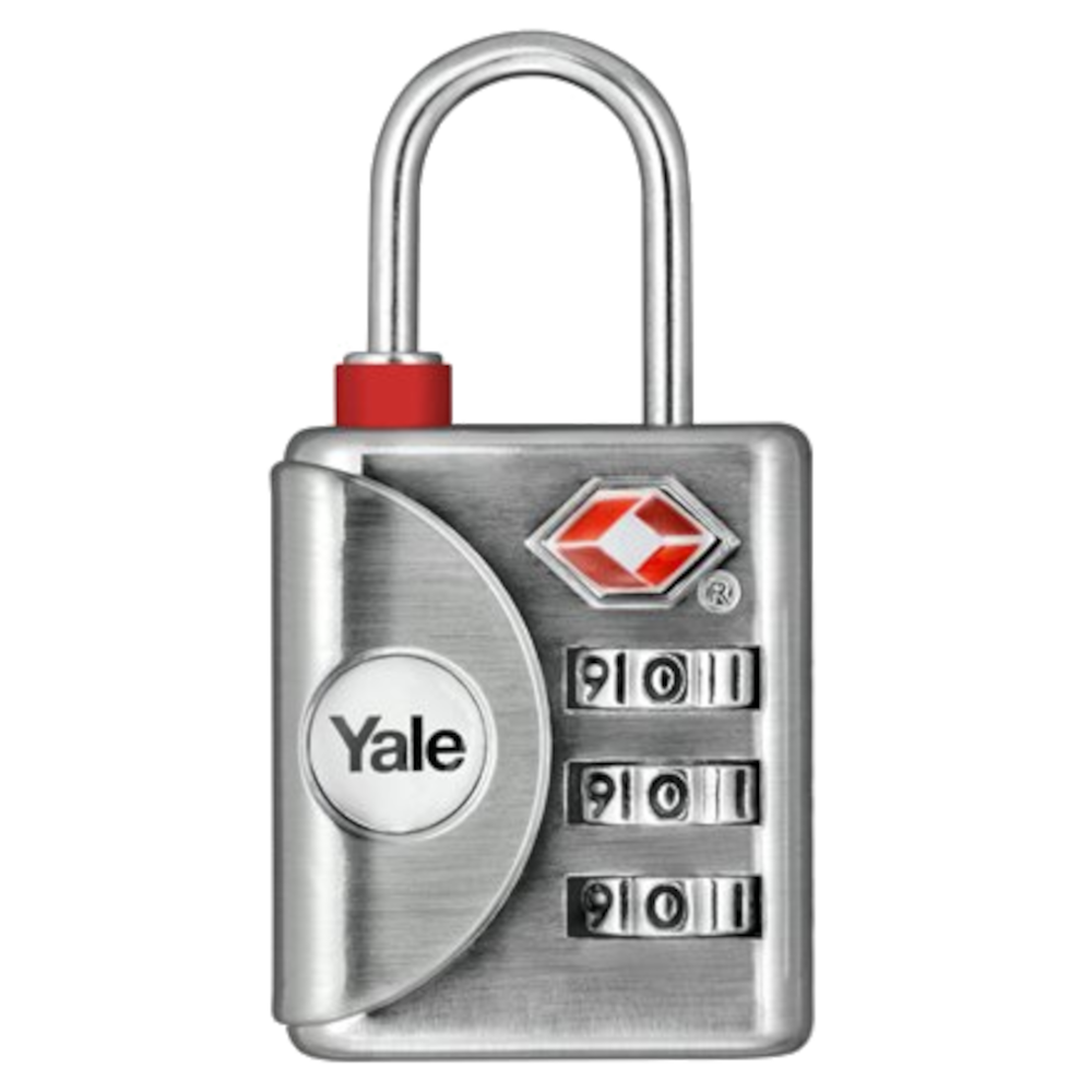 YALE YTP1 TSA Combination Padlock - Silver